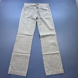 PrAna Women's Khaki Pants Size 4 Regular Inseam Casual Outdoor Stretch Hiking